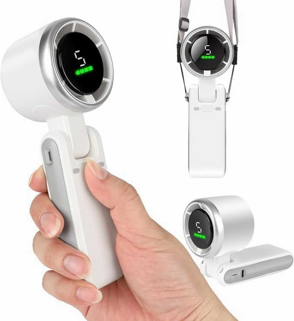 Turbo,High-Speed,Mini,Fan,–,Portable,Rechargeable,Neck,&,Handheld,Cooling,Fan, মিনি ফ্যান, রিচার্জেবল ফ্যান, নেক ফ্যান, পোর্টেবল ফ্যান দাম, Mini Fan Price in BD, Citymax Bazar.