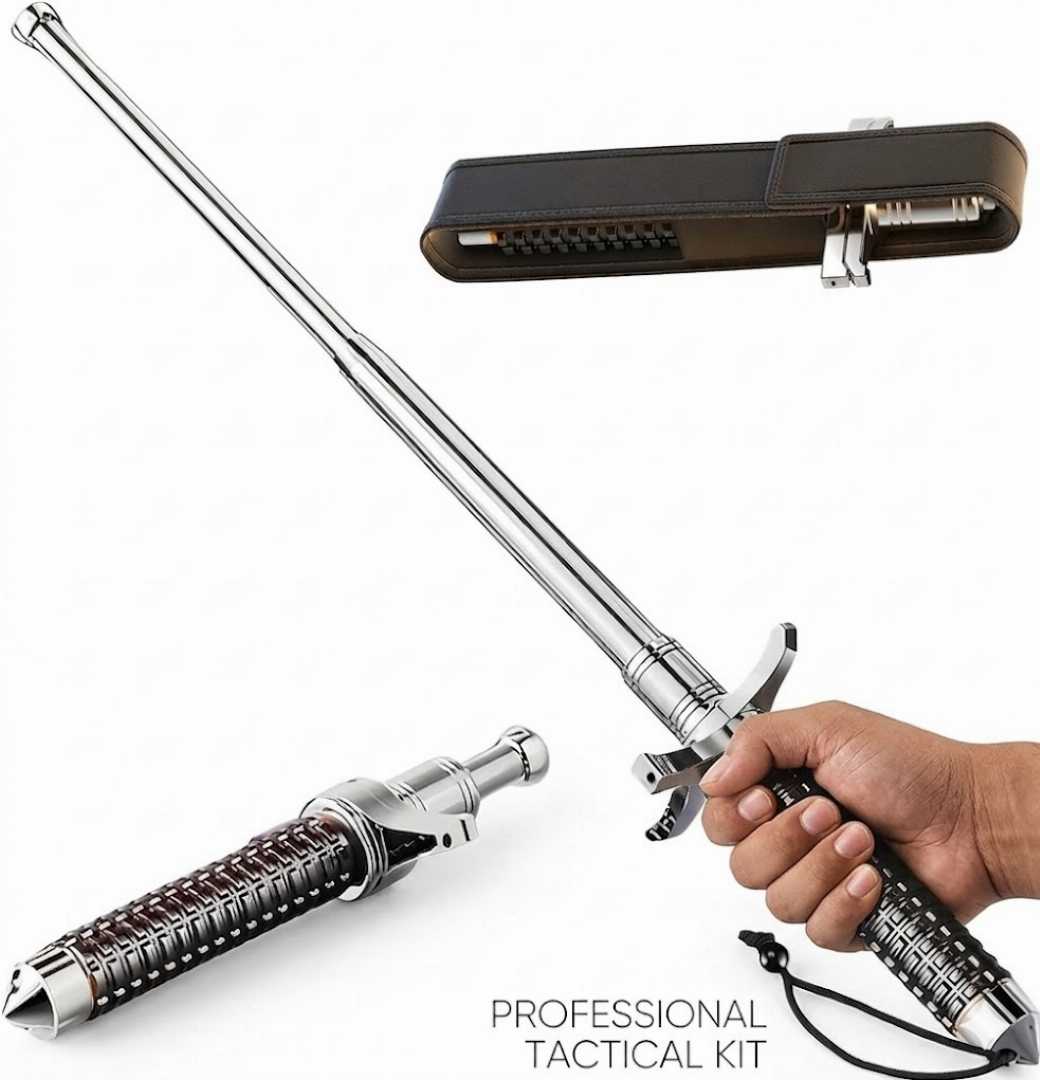 Telescopic Baton, Self Defence Stick Price in BD, Expandable Safety Stick, Personal Security Gear, City Max Bazar Safety Products