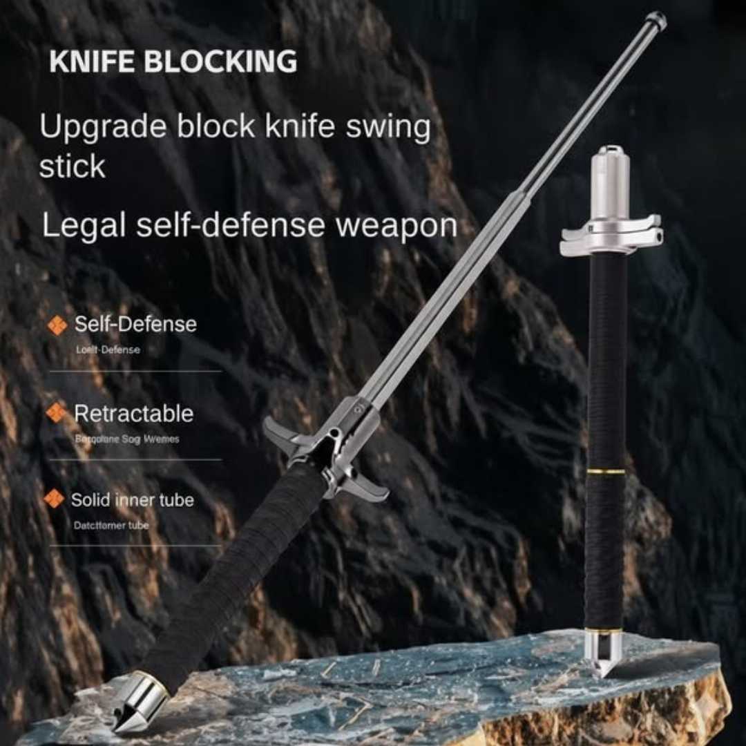 Telescopic Baton, Self Defence Stick Price in BD, Expandable Safety Stick, Personal Security Gear, City Max Bazar Safety Products