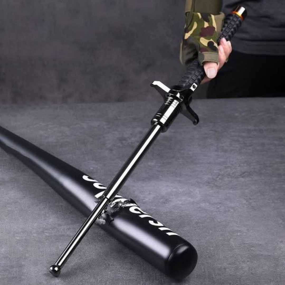 Telescopic Baton, Self Defence Stick Price in BD, Expandable Safety Stick, Personal Security Gear, City Max Bazar Safety Products