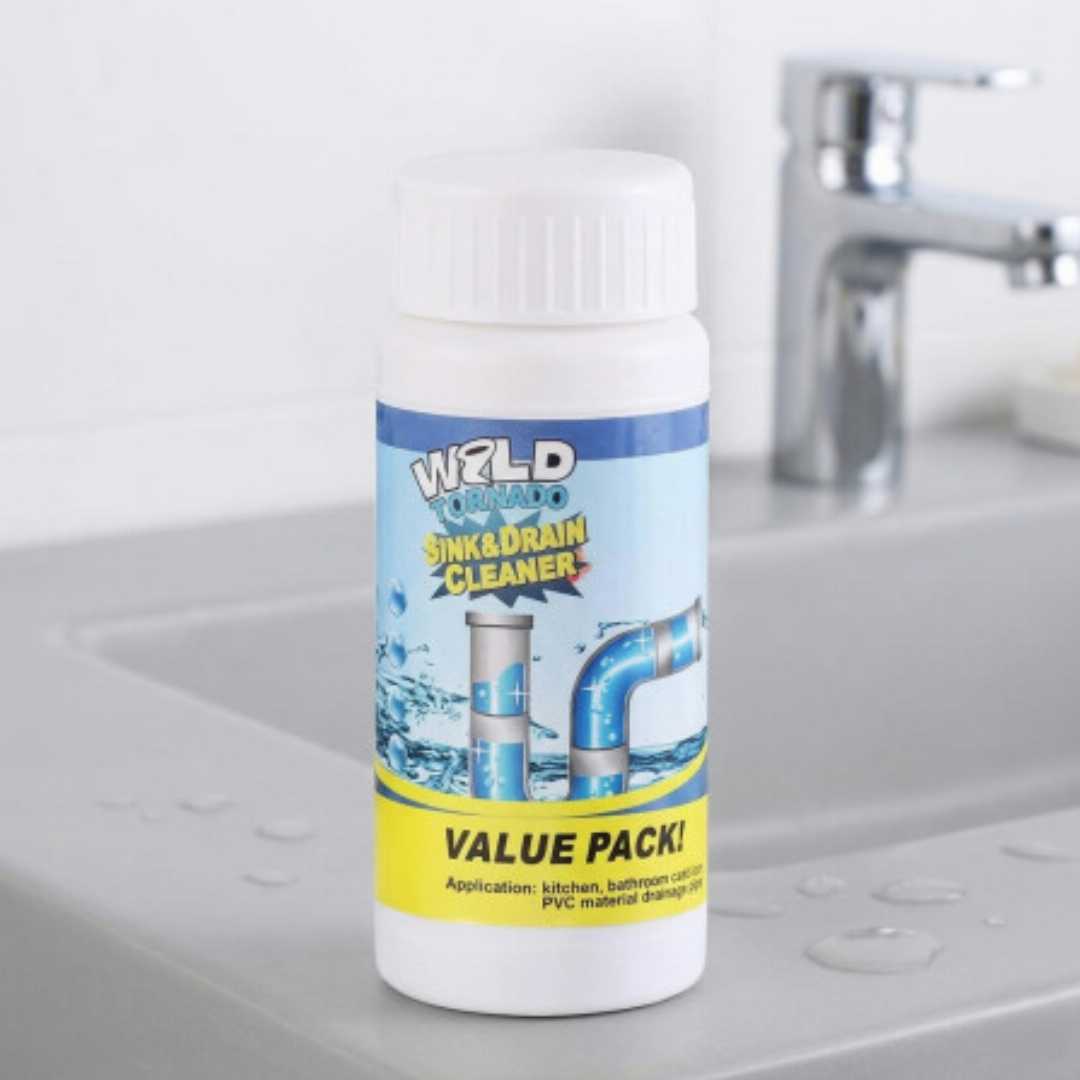 Drain Cleaner, Sink Cleaner, Pipe Cleaner, Kitchen Cleaner, Bathroom Cleaner, Wash Basin Cleaner, Home Cleaning, Clog Remover, Drain Maintenance, World Tornado