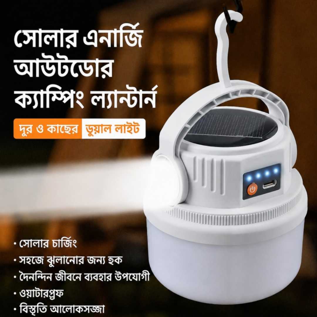 Eco-friendly,Solar,Portable,Rechargeable,Long,Battery,Life,Outdoor,LED,Camping,Light,Tent