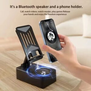3-in-1 Bluetooth Speaker Phone Stand with Power Bank